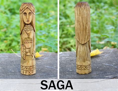 Magical wooden figurine